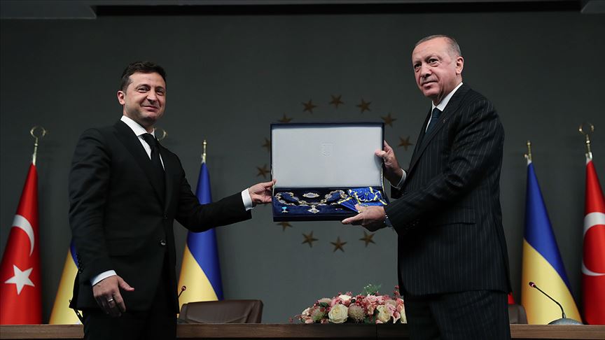 Cumhurbaşkanı Erdoğan’a ‘Ukrayna Devlet Nişanı’ verildi