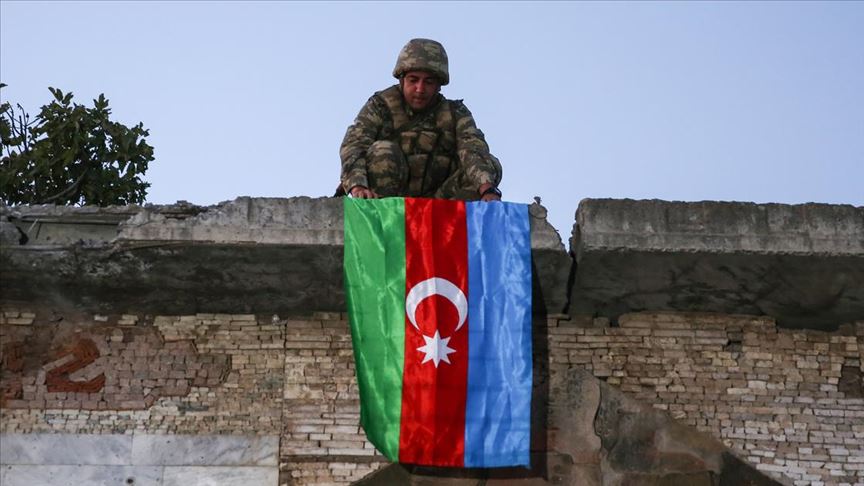 Azerbaycan’ın 27 yıl sonra Ermenistan işgalinden kurtardığı Cebrayıl’ı görüntüledi