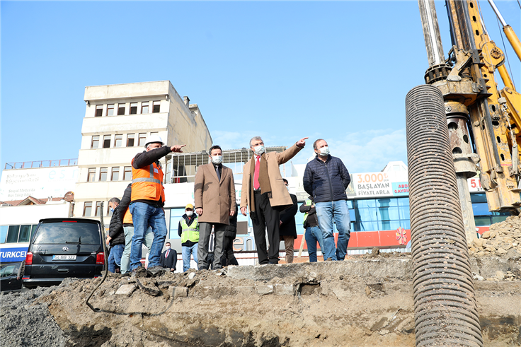 Şehrin yeni meydanı temel atmaya hazırlanıyor