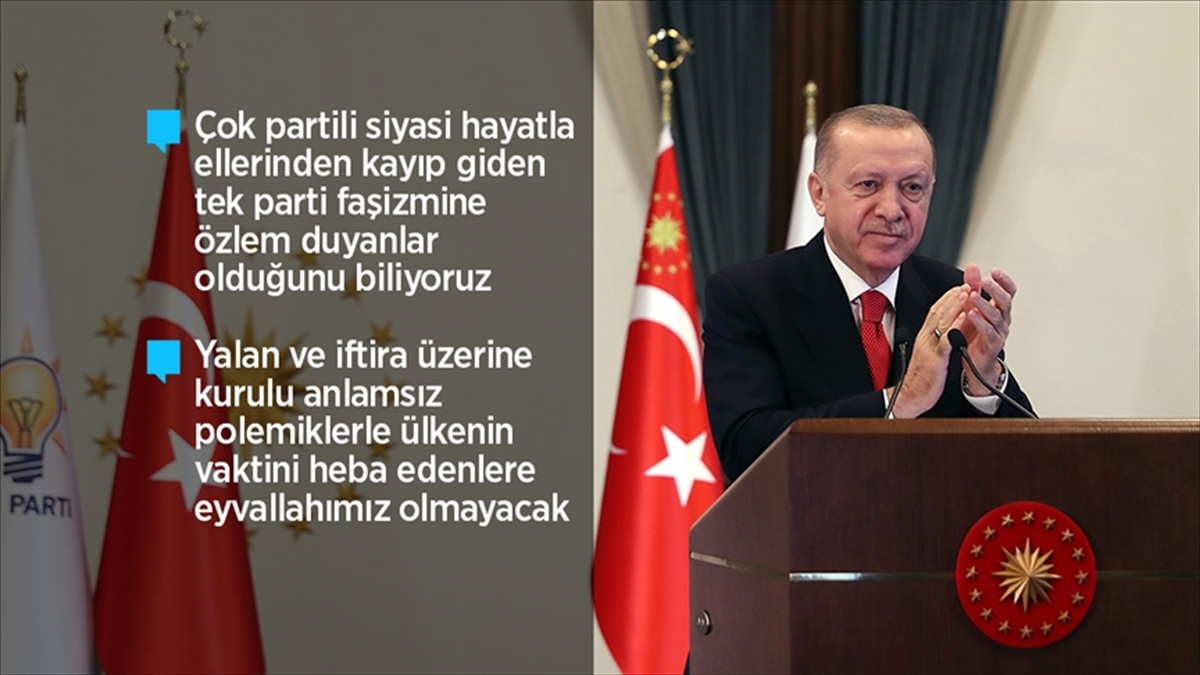 Cumhurbaşkanı Erdoğan: Milletten demokrasinin kurallarıyla alamadıkları yetkinin gaspla takdimini bekleyenler çok bekler