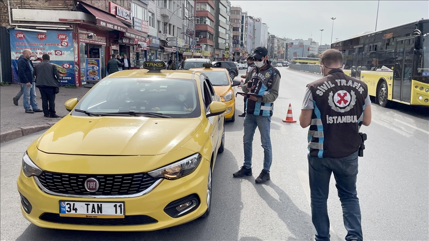 İstanbul’da taksi denetimleri sürüyor
