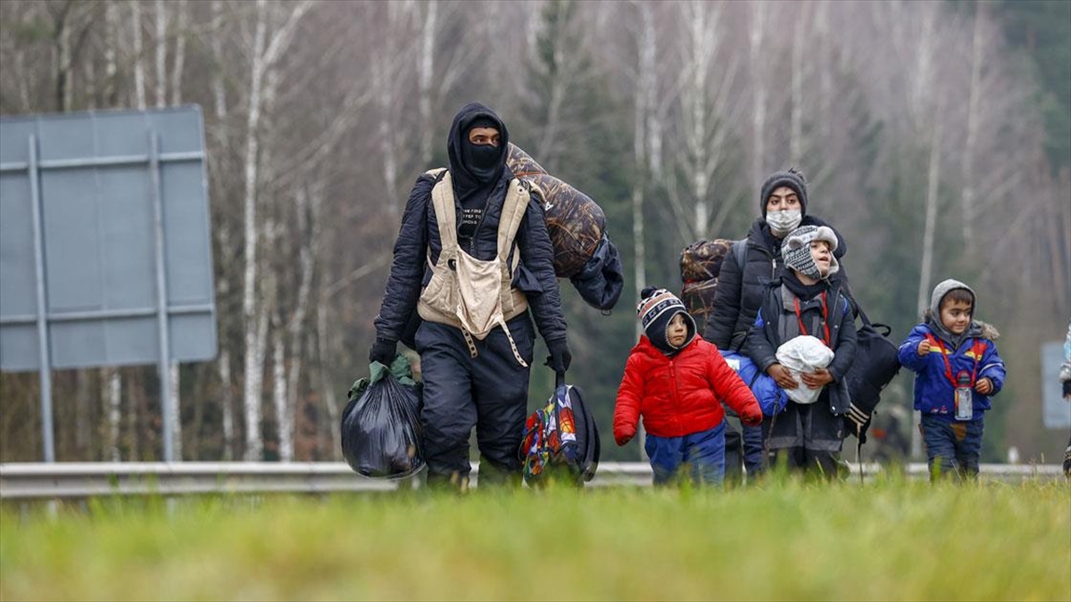 Anadolu Ajansı, göçmen krizinin yaşandığı Belarus-Polonya sınırında