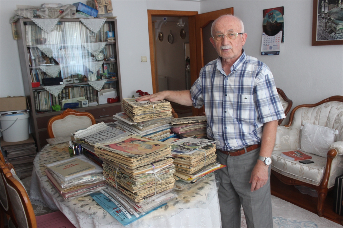 64 yıldır babasından kalan arşivleme alışkanlığını devam ettiriyor