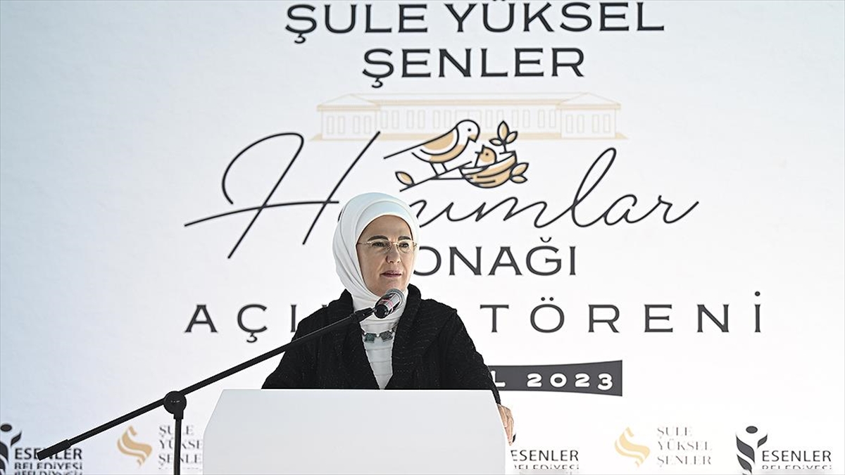 Emine Erdoğan, Şule Yüksel Şenler Hanımlar Konağı’nın açılışında konuştu: O, fikir ve gönül dünyamızın yıldızıydı