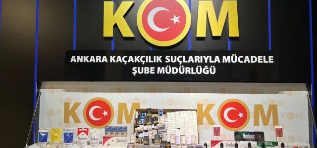 Ankara’da kaçakçılık operasyonunda 2 şüpheli yakalandı