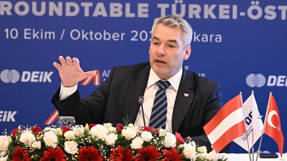 Avusturya Başbakanı Nehammer, Türkiye’ye ihracatı artırmak istediklerini söyledi