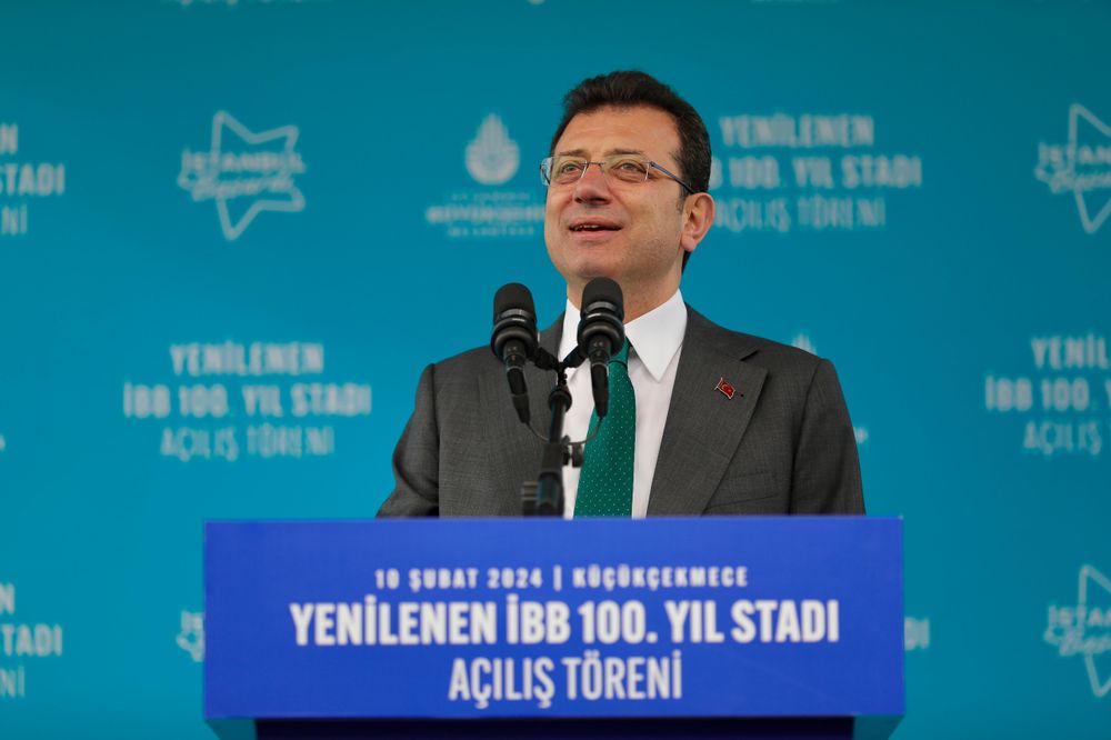 İBB 100. YIL STADI AÇILIŞINDA KONUŞTU