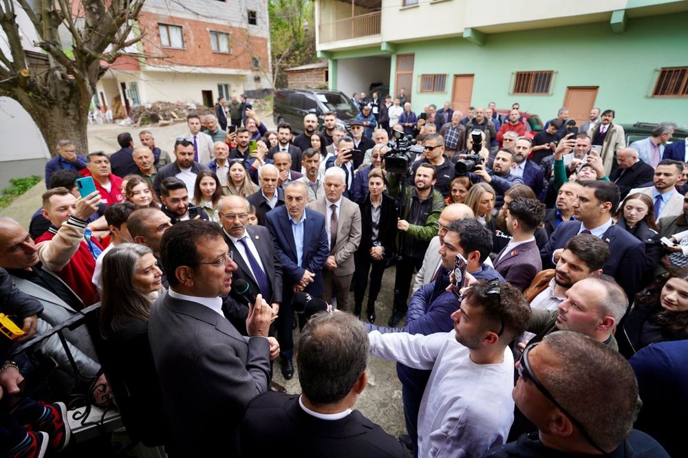 İMAMOĞLU, DOĞDUĞU TOPRAKLARDAN SESLENDİ: İNSANLARI PARTİSİNDEN DOLAYI AYIRT EDENLERDEN OLMADIK, OLMAYIZ