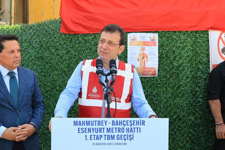 Mahmutbey-Bahçeşehir-Esenyurt Metro Hattı Tam Yol İlerliyor