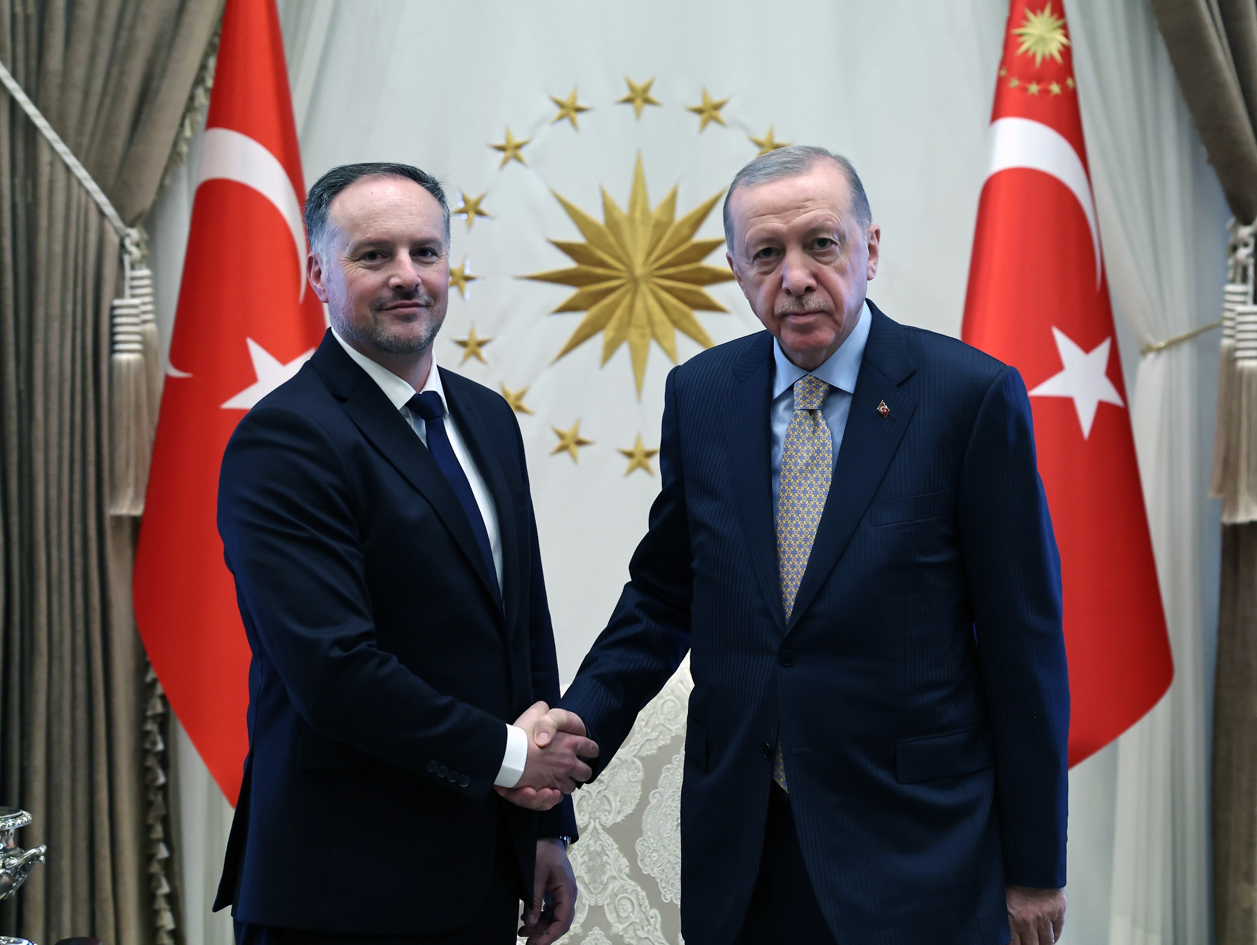 Cumhurbaşkanı Erdoğan, 5 ülkenin büyükelçisini kabul etti