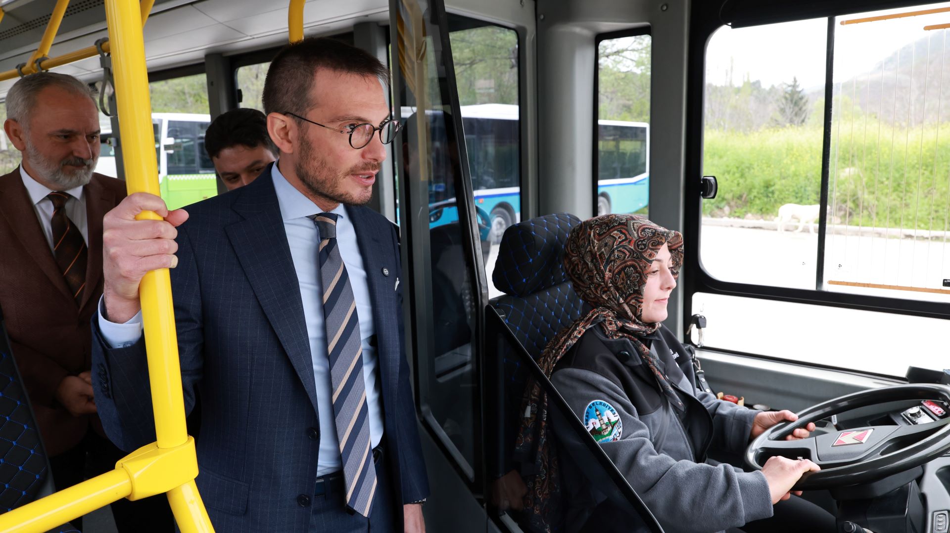 Tokat’ta Toplu Ulaşımda Kadın Eli
