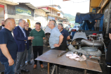 Sanayi sitesi esnaf ziyareti