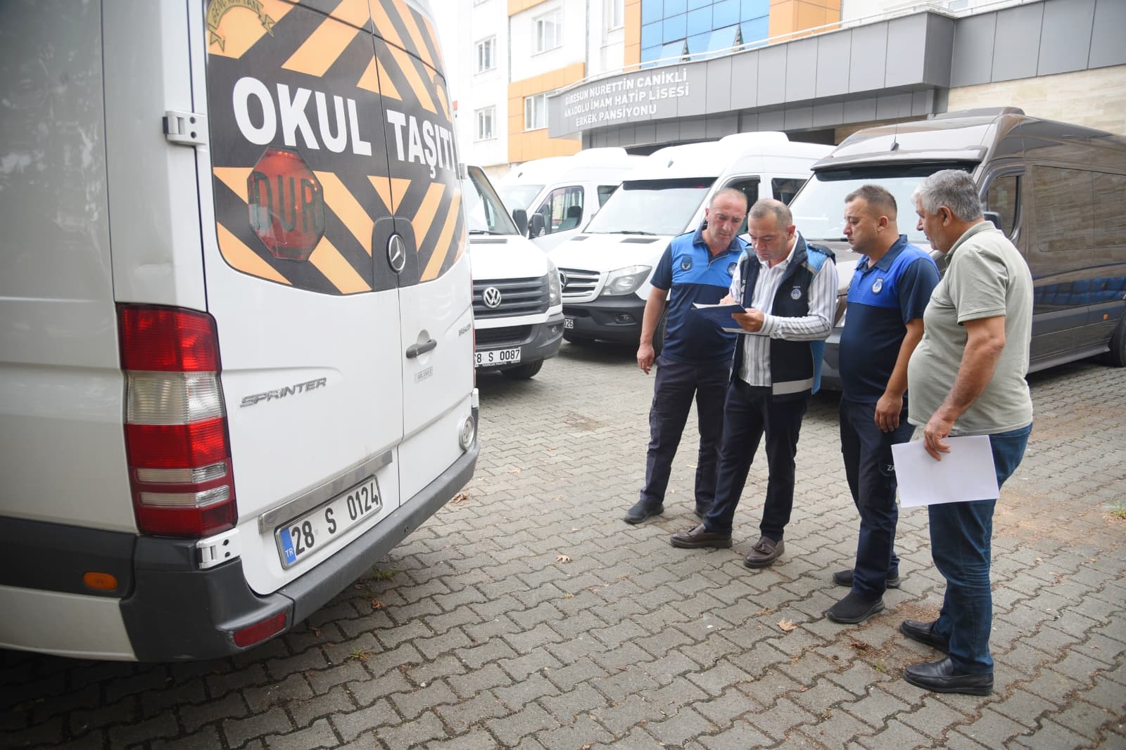 Giresun Belediyesi’nden Okul Servislerine Denetim