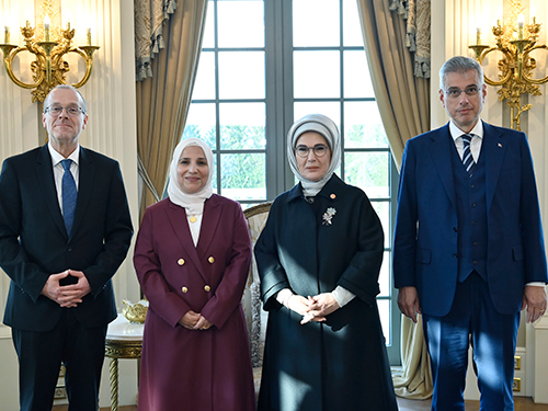 Emine Erdoğan, DSÖ heyetiyle görüştü