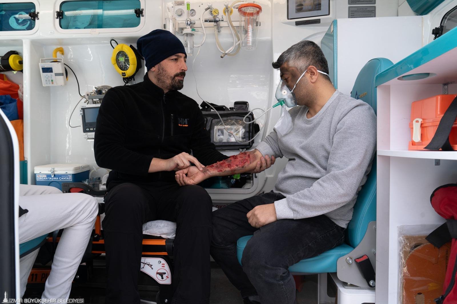 Büyükşehir’den çalışanlara kapsamlı afet tatbikatı