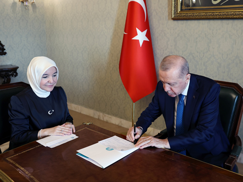 Cumhurbaşkanı Erdoğan, Darülaceze’ye kurban bağışı yaptı