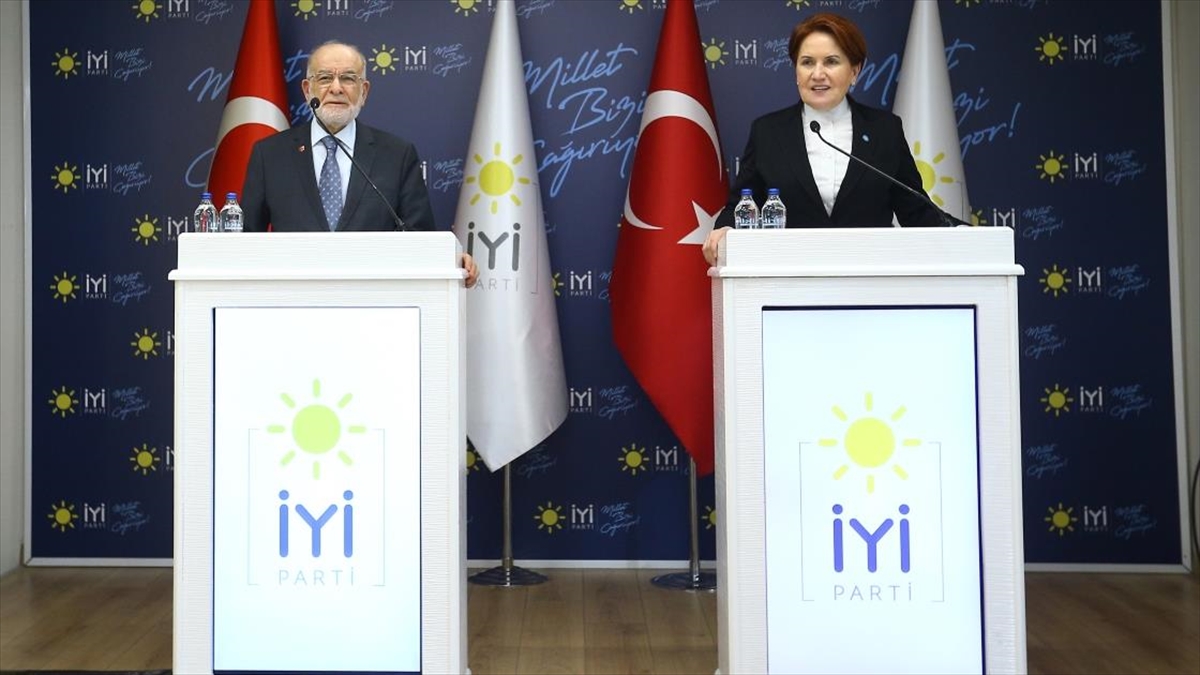Saadet Partisi Genel Başkanı Karamollaoğlu’ndan Akşener’e ziyaret