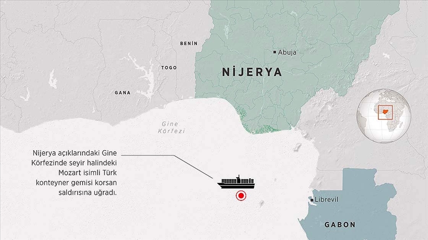 Bakan Karaismailoğlu: Gine Körfezi’nde korsan saldırısına uğrayan gemi saat 11.00’de Gabon’un Gentil Limanı’na demirledi