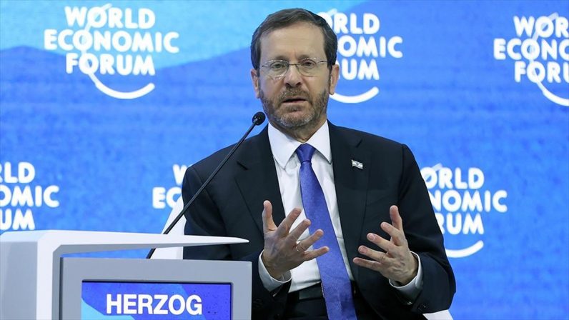 İsrail Cumhurbaşkanı Herzog, Türkiye ile ilişkilerin doğru yönde ilerlemesinden memnun