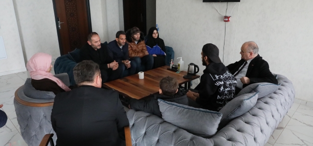 Gazze’den gelenler sıcak bir yuvaya kavuştu