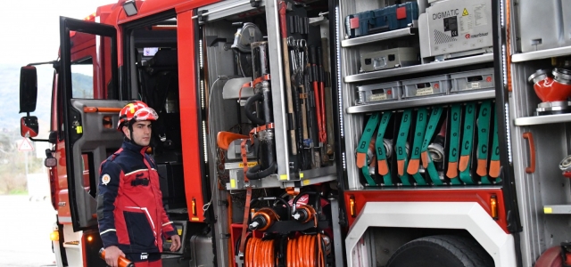 Samsun İtfaiyesi yeni ekipmanlarla daha da güçlendi