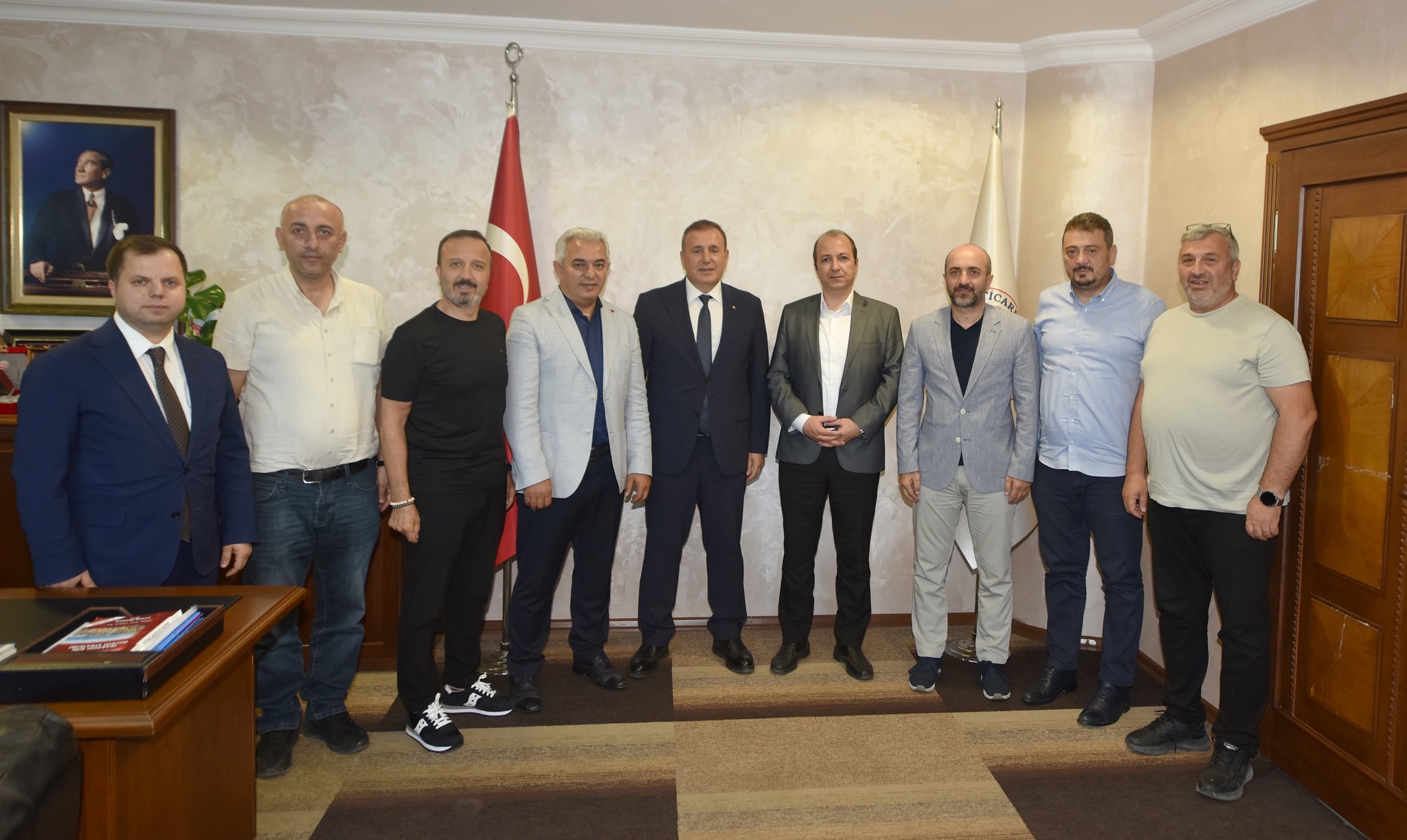KOSGEB İl Müdürü Kurt’tan TTSO’ya veda ziyareti