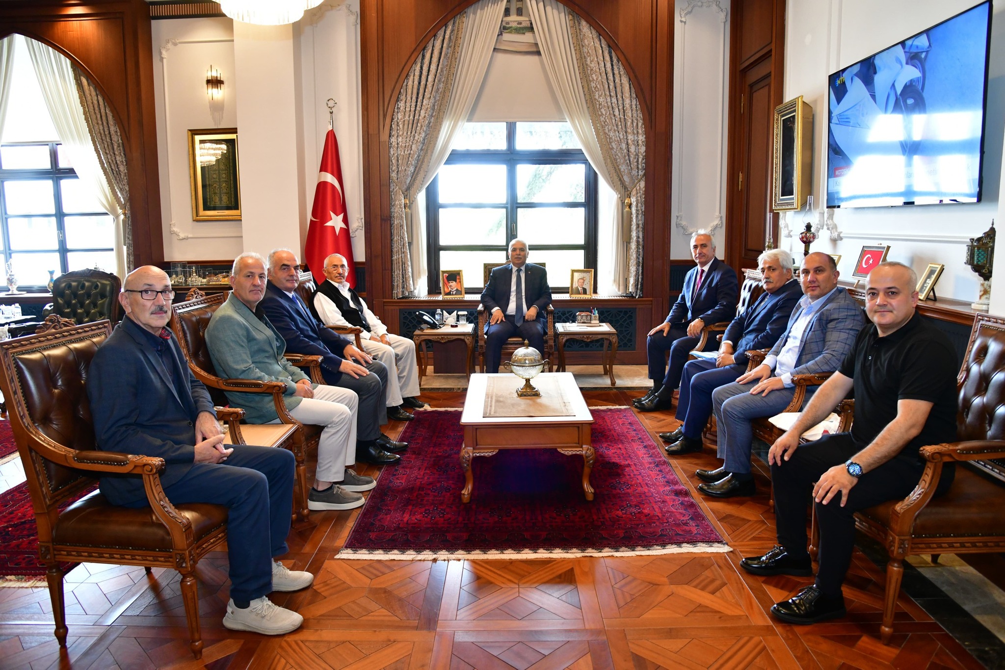 Vali Yıldırım, Şalpazarı Heyetini Kabul Etti