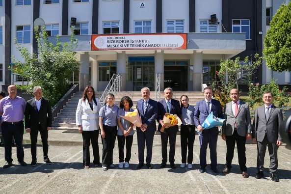Rize Borsa İstanbul Mesleki ve Teknik Anadolu Lisesi’ne ziyaret