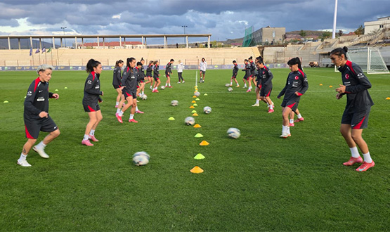 Kadın A Millî Takımımız, Kosova Maçına Hazır