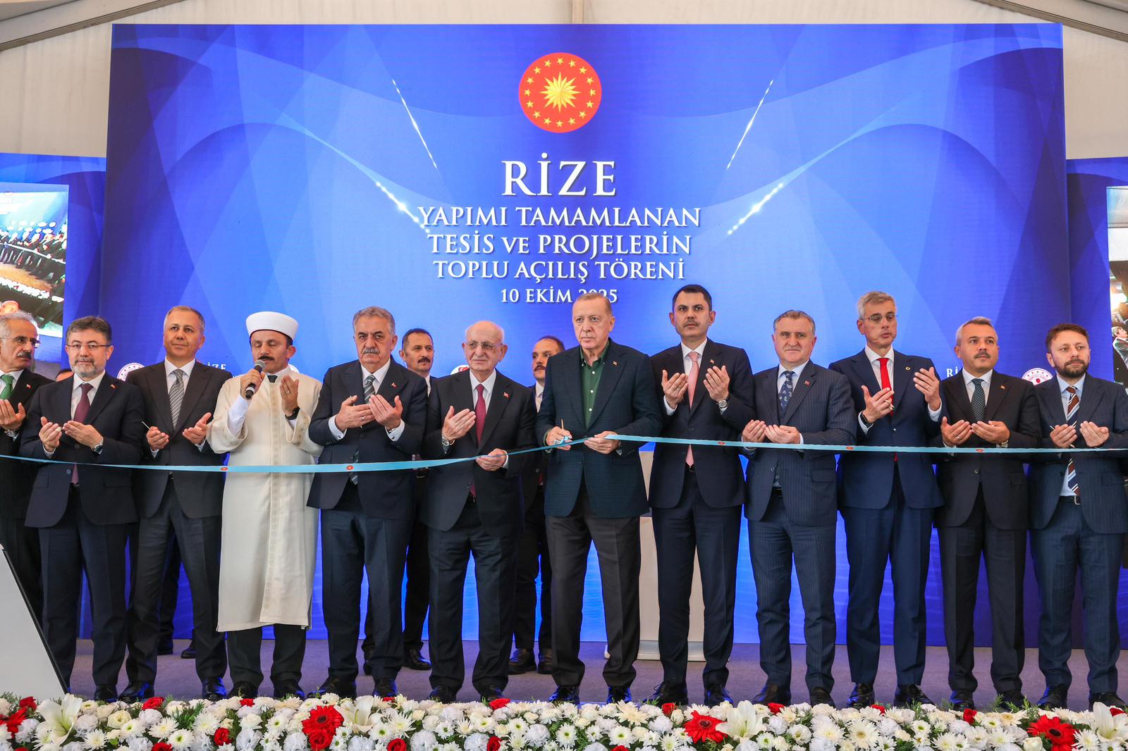 Cumhurbaşkanı Recep Tayyip Erdoğan Rize’de Toplu Açılış ve Temel Atma Töreni’ne katıldı