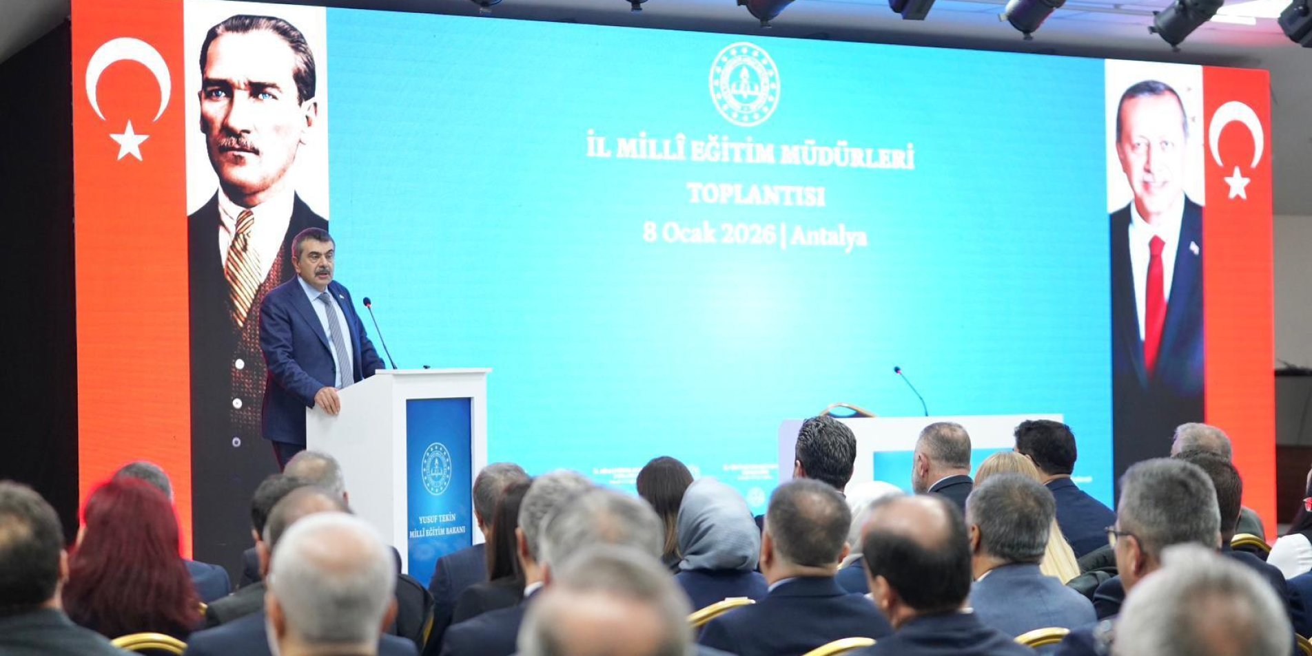 81 İlin Millî Eğitim Müdürü Antalya’da Toplandı