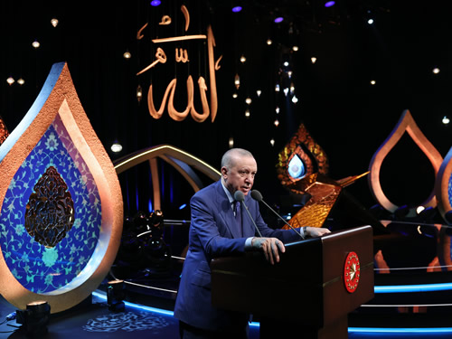 “Bölgemizin ve gönül coğrafyamızın pek çok noktası savaşlar, krizler ve acılarla boğuşuyor”