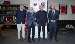 TFF Başkanı Hacıosmanoğlu, Prof. Dr. Ömer Taşer ile Bir Araya Geldi