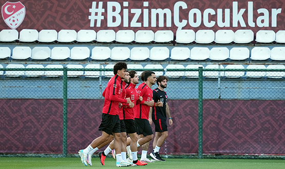 A Millî Takımımız, Fransa Maçının Hazırlıklarına Başladı