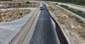 Büyükşehir Samanlı bağlantı yolunu yeniledi